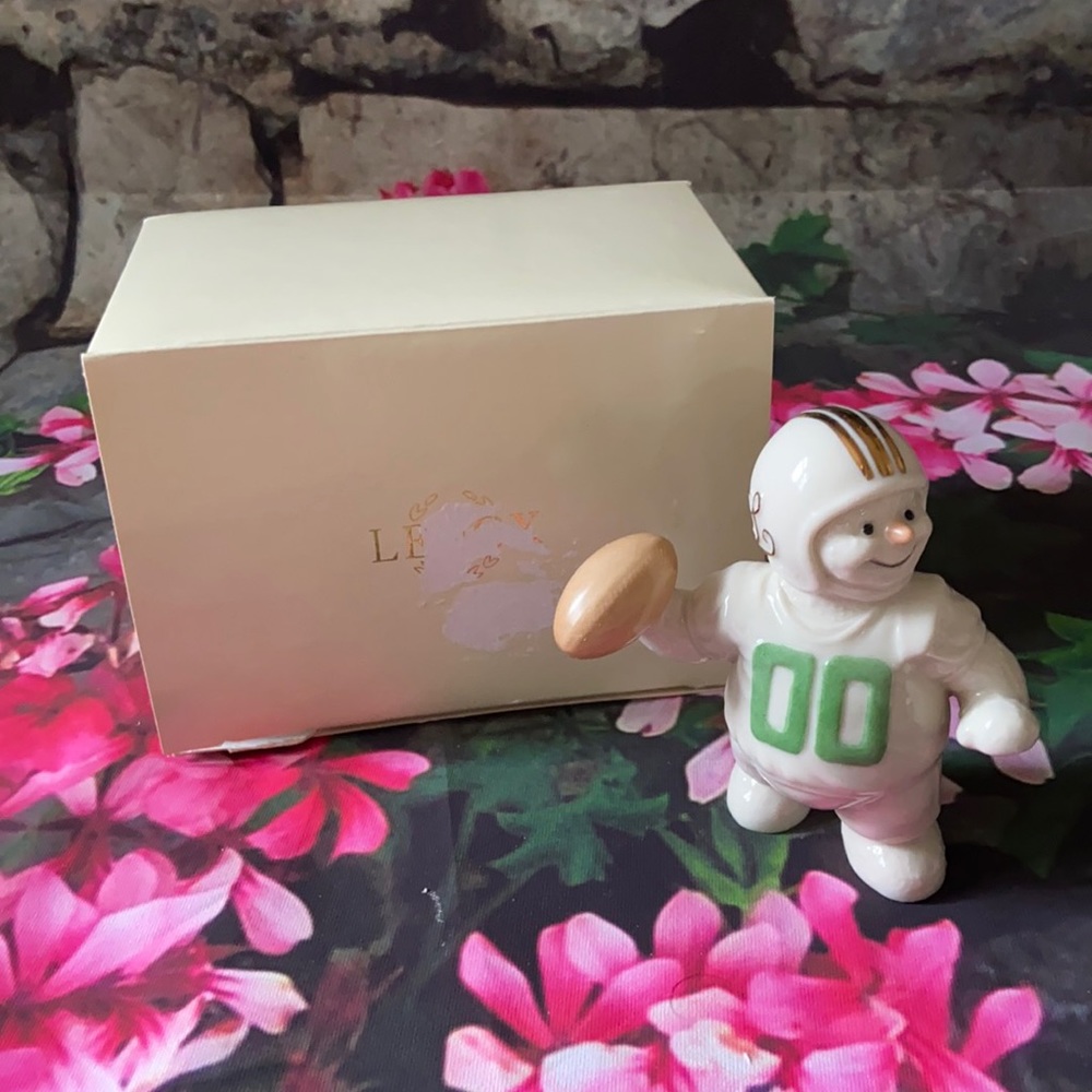Lenox September-Touchdown Snowman
